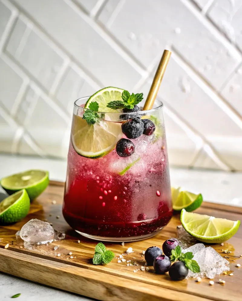 Image of Summer Berry Smash Mocktail