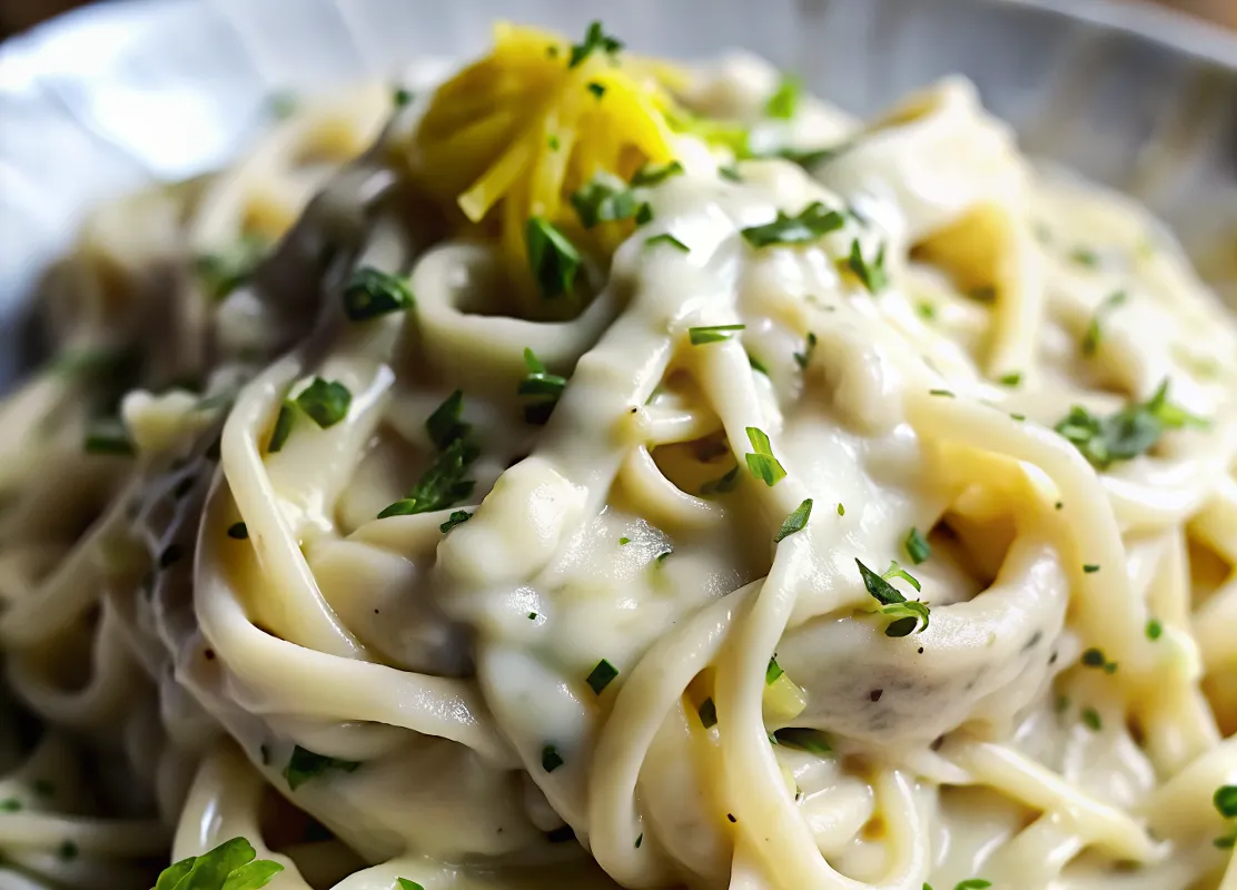 Image of Vegan Garlic Alfredo Sauce