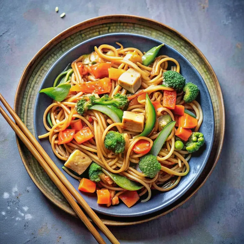 Image of Slow-Cooker Tofu Lo Mein