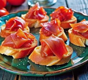 Image of Spanish Tomato Bread With Jamón Serrano