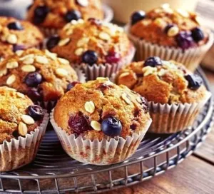 Image of Banana & Blueberry Muffins