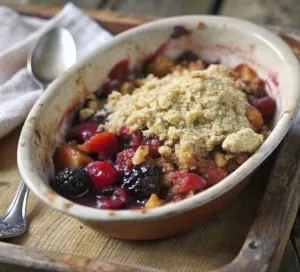 Image of Apple & Blackberry Crumble