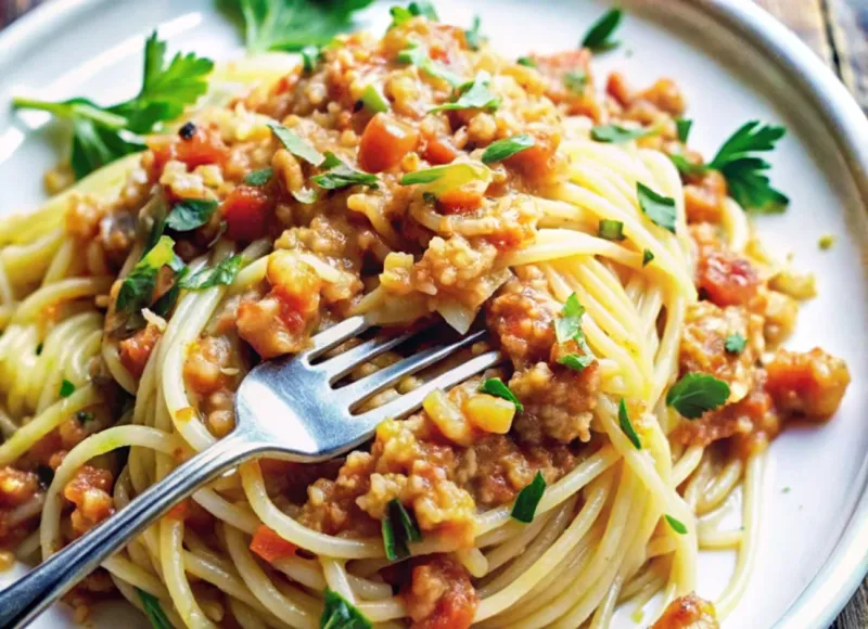 Image of Lentil Ragu & Spaghetti