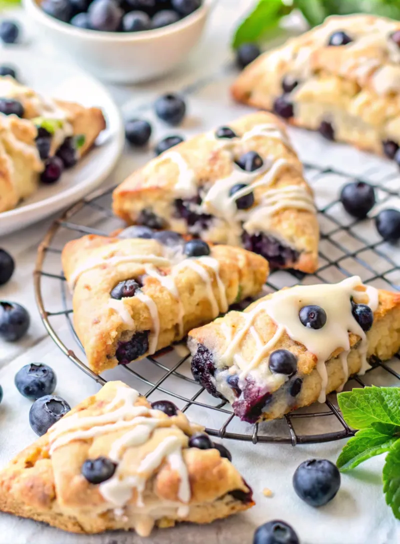 Image of Vegan Blueberry Scones