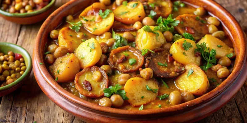 Image of Vegan Potato, Olive & Preserved Lemon Tagine