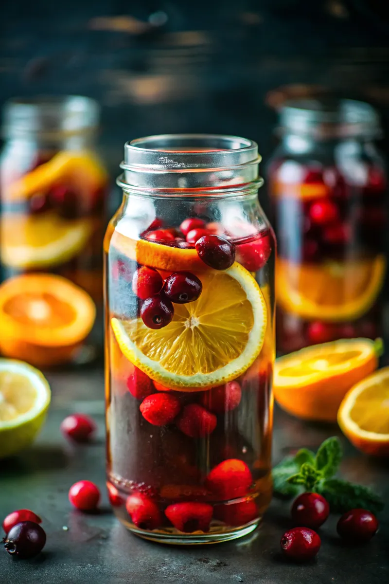 Image of Cranberry Orange Detox Water