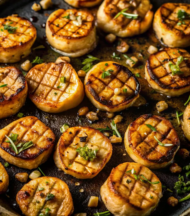 Image of Garlic Butter Mushroom Scallops