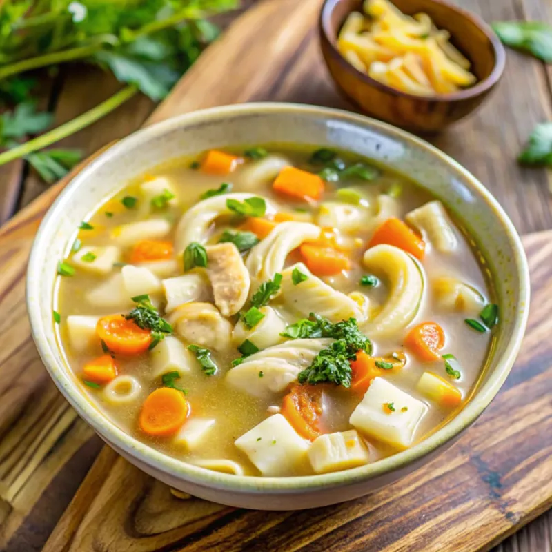 Image of Vegan Chicken Noodle Soup