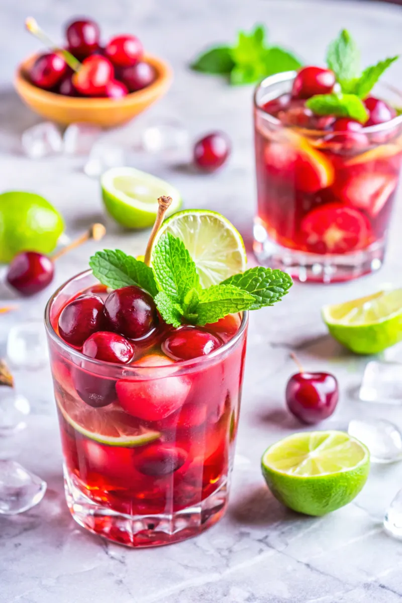 Image of Cherry Mojito Mocktail