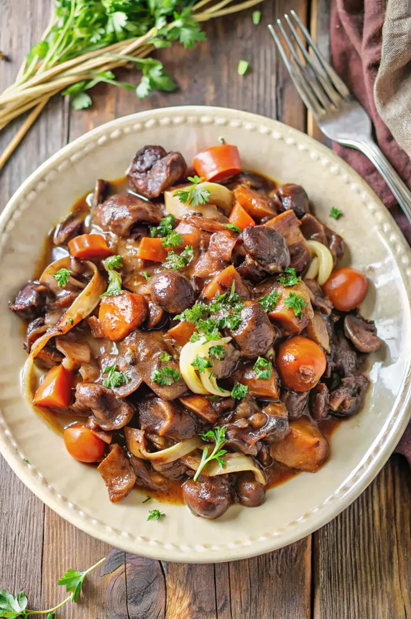 Image of Vegan Mushroom Bourguignon