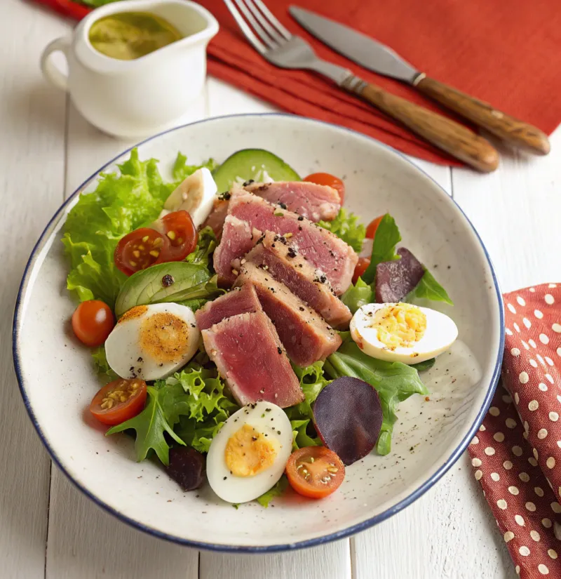 Image of Seared Tuna Salad Niçoise