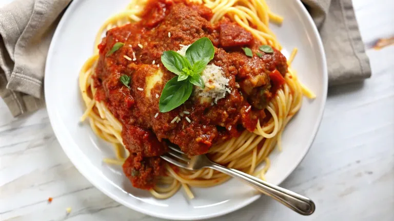 Image of Spaghetti & Italian Sausage
