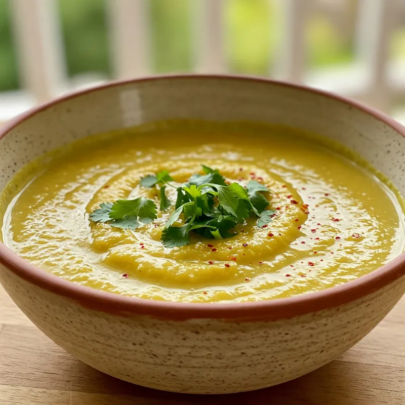 Image of Curried Leek & Potato Soup