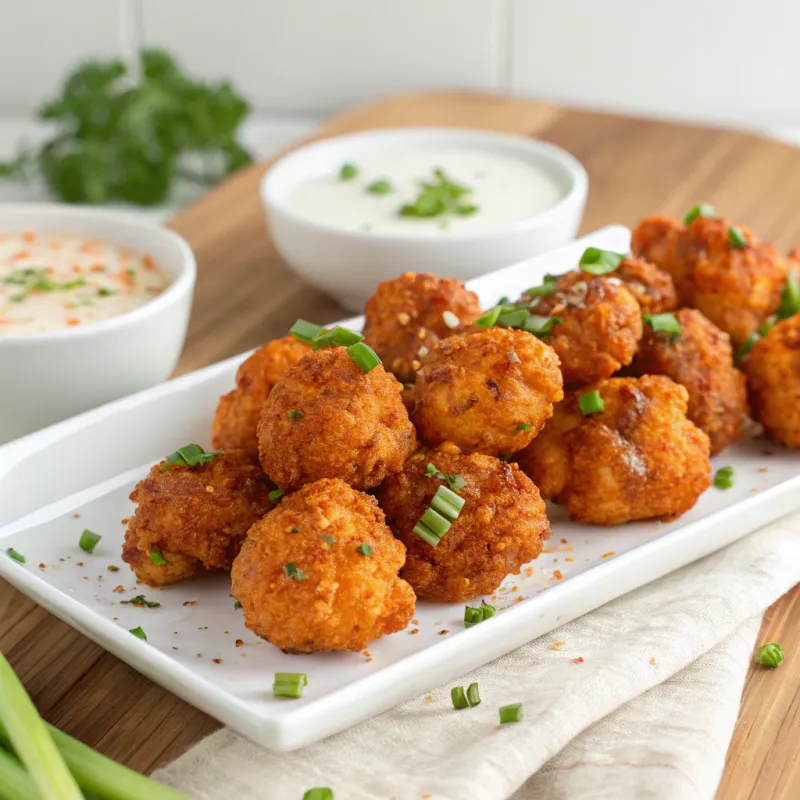 Image of Air Fryer Crispy Buffalo Cauliflower Bites