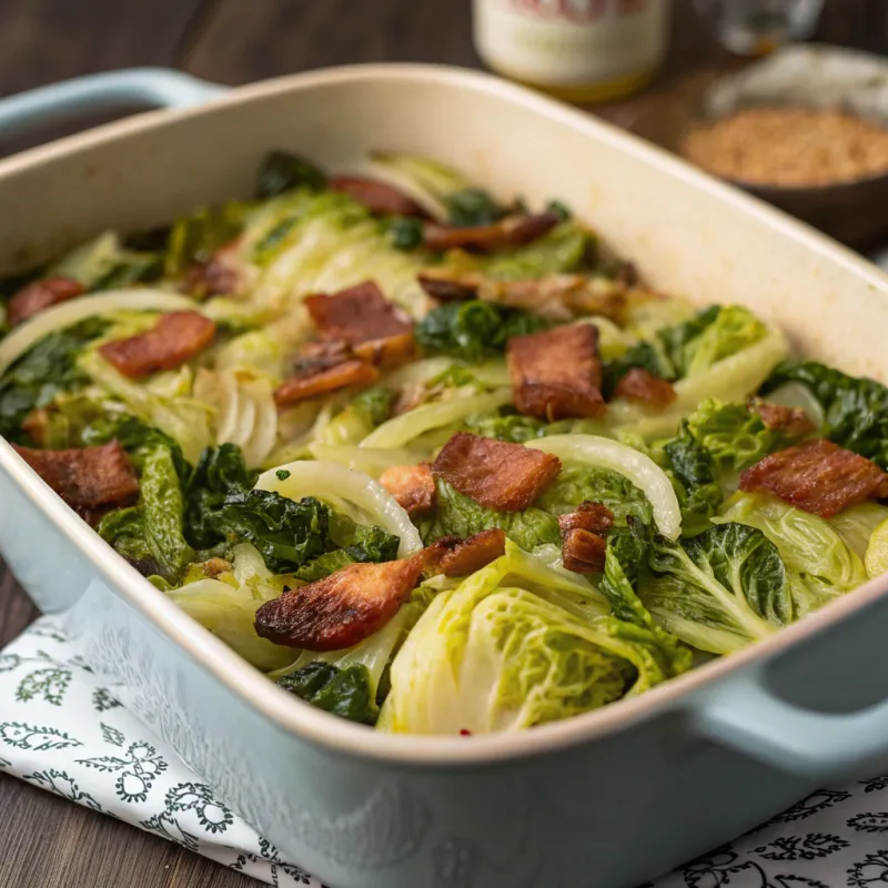 Image of Cabbage With Bacon & Onions