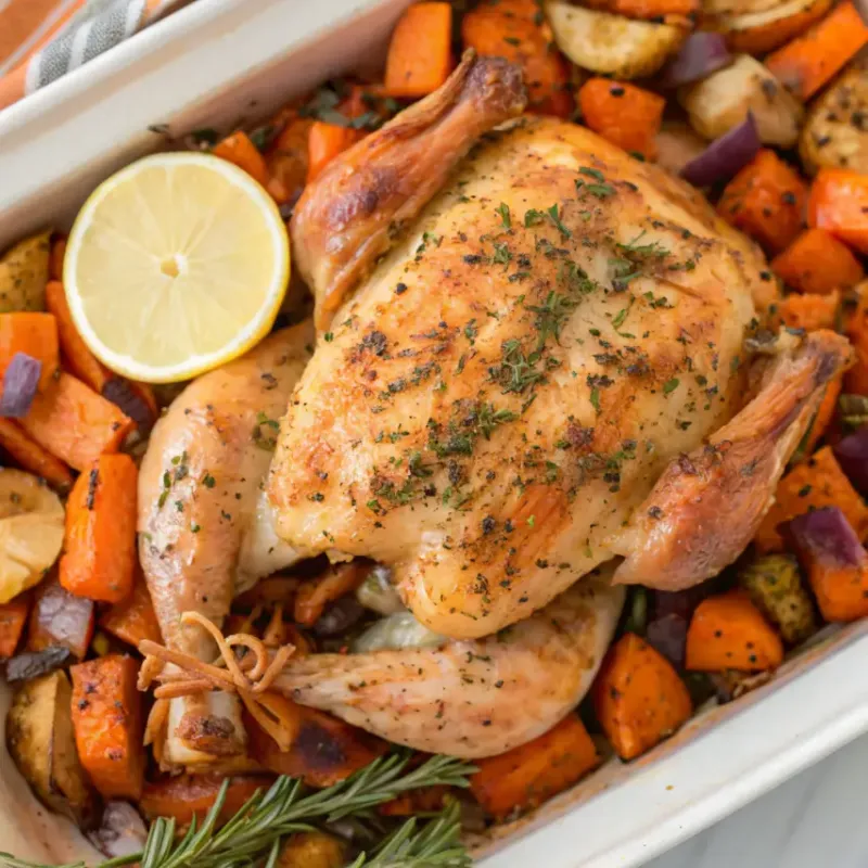 Image of Roasted Chicken & Root Vegetables