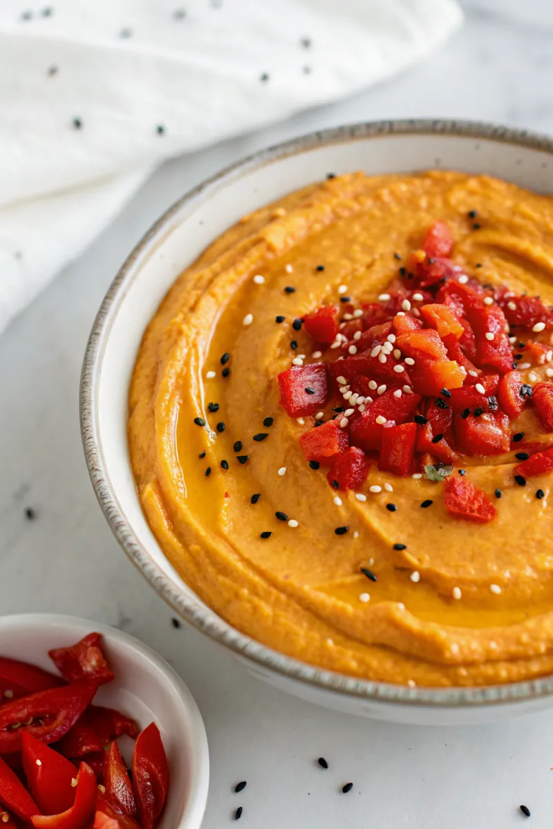 Image of Roasted Red Pepper Hummus