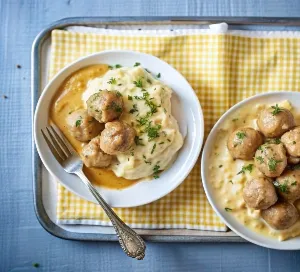 Image of Swedish-Style Sausage Meatballs