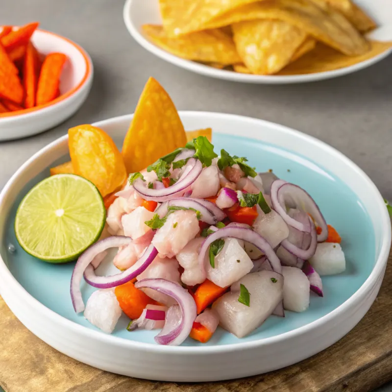 Image of Ceviche - Traditional Peruvian Fish Dish