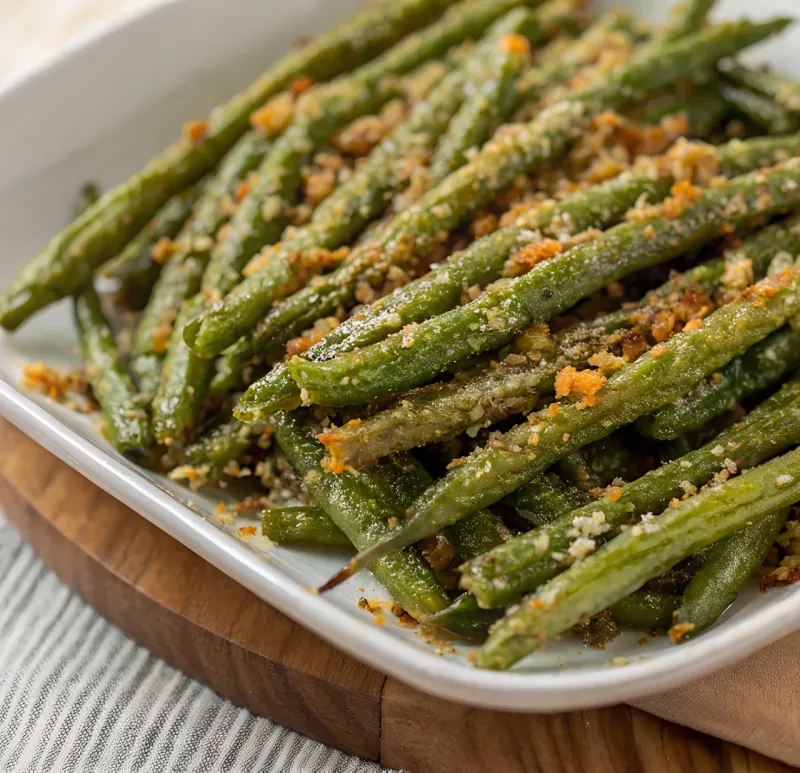 Image of Parmesan Roasted Green Beans