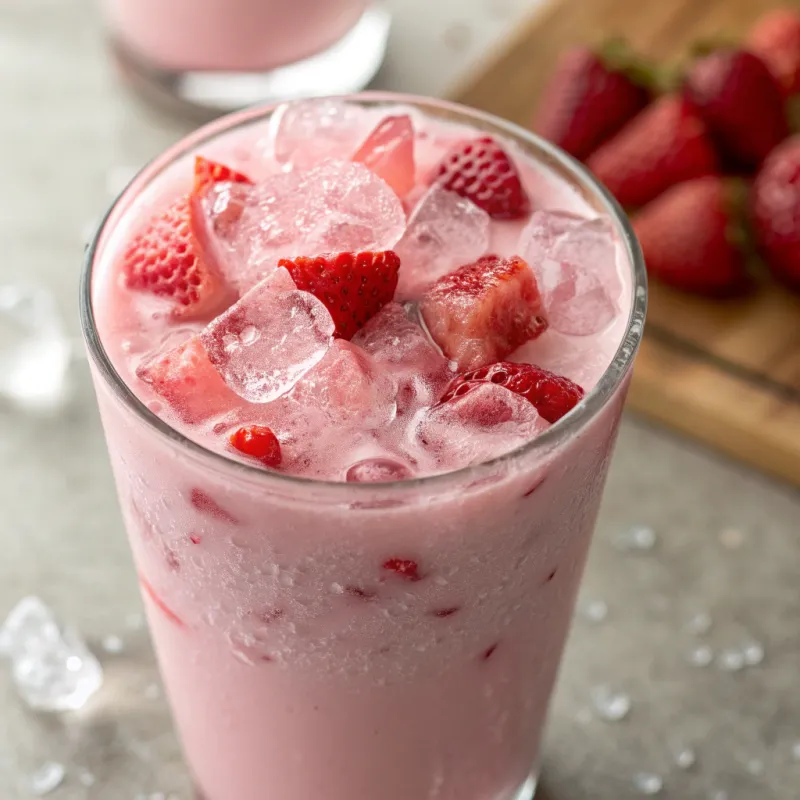 Image of Starbucks 'Fakeaway' Pink Drink