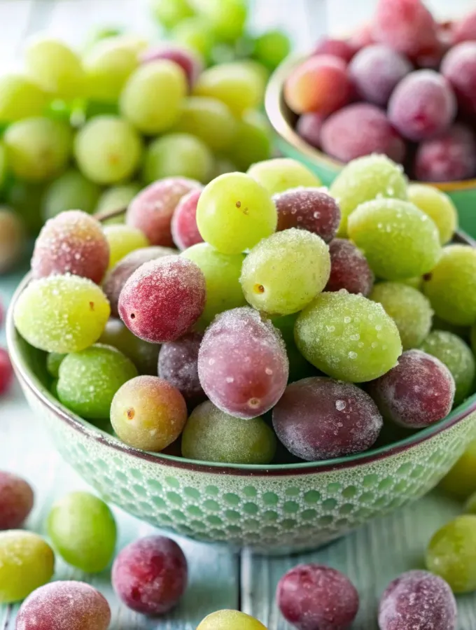 Image of Frozen Grapes